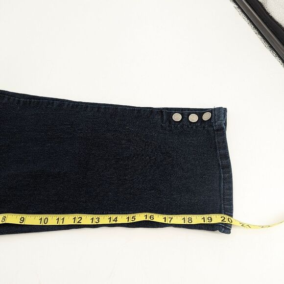 Liz Claiborne Dana Buchman Casual Capri Ankle Pants Navy Brown Bundle Size 10 - Picture 4 of 9